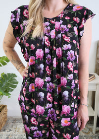Georgia Rylan Flutter Sleeve & Jogger PJ in Dreamy Blooms