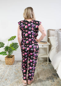 Georgia Rylan Flutter Sleeve & Jogger PJ in Dreamy Blooms