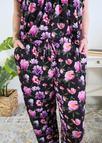 Georgia Rylan Flutter Sleeve & Jogger PJ in Dreamy Blooms