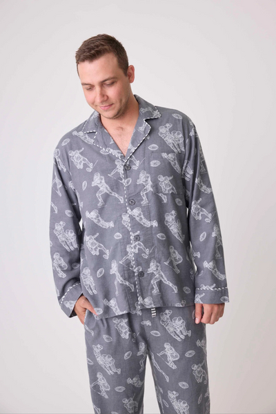 PJ Salvage Game Day Men's Flannel PJ