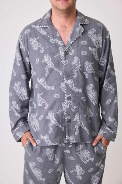 PJ Salvage Game Day Men's Flannel PJ