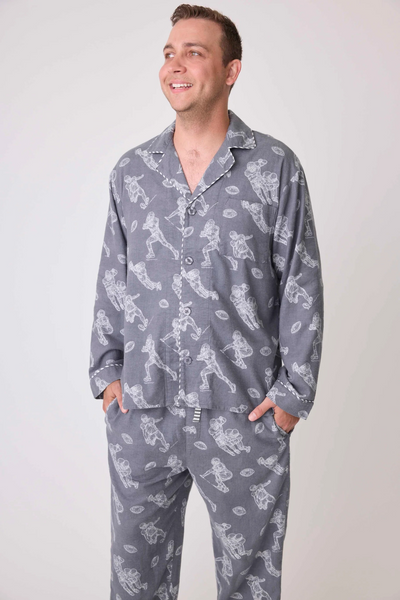 PJ Salvage Game Day Men's Flannel PJ