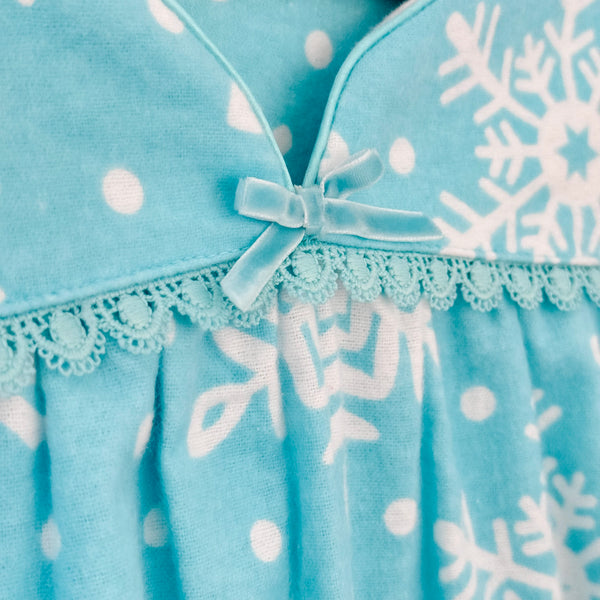 Kayanna Snowflake Flannel Nightgown