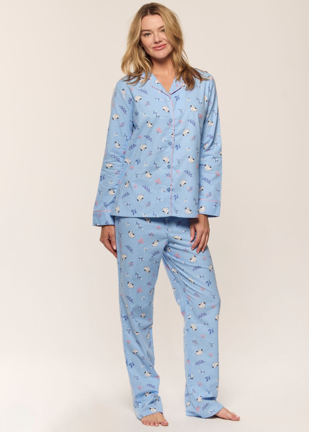 Claudel Cozy Kitty Flannel PJ