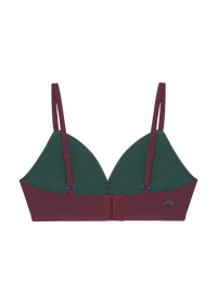 Huha Mineral Triangle Bra-Limited Edition Thyme and Merlot