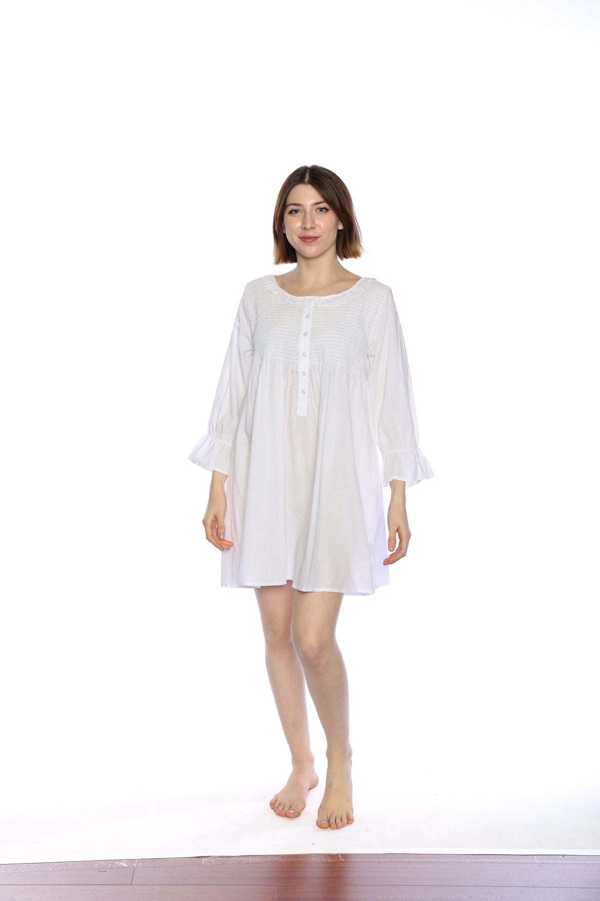 Papa Cotton Short Nighty