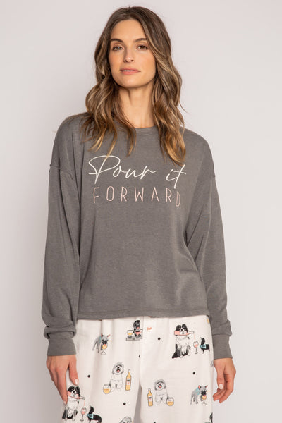 PJ Salvage Pour It Forward Top and Flannel Pant