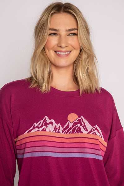 PJ Salvage Retro Take Me To The Mountains Lounge Set-XL only