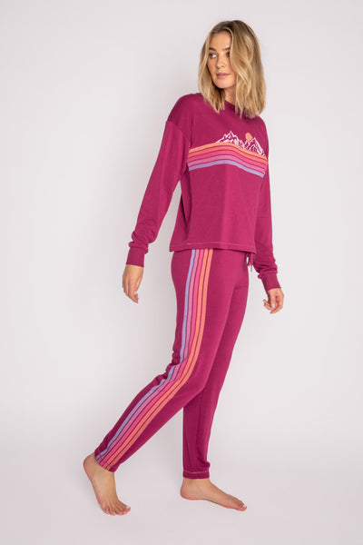 PJ Salvage Retro Take Me To The Mountains Lounge Set-XL only