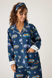 PJ Salvage Ski Ya Later Flannel PJ-XL only