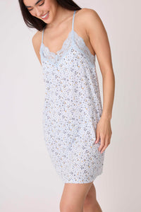 PJ Salvage Wild Dreams Modal Floral Leopard Chemise