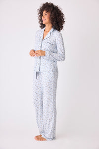 PJ Salvage Wild Dreams Modal Floral Leopard PJ Set-1 large left