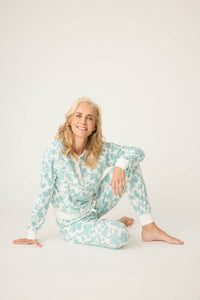 PJ Salvage Lacey Jade Floral PJ Set-1 medium left