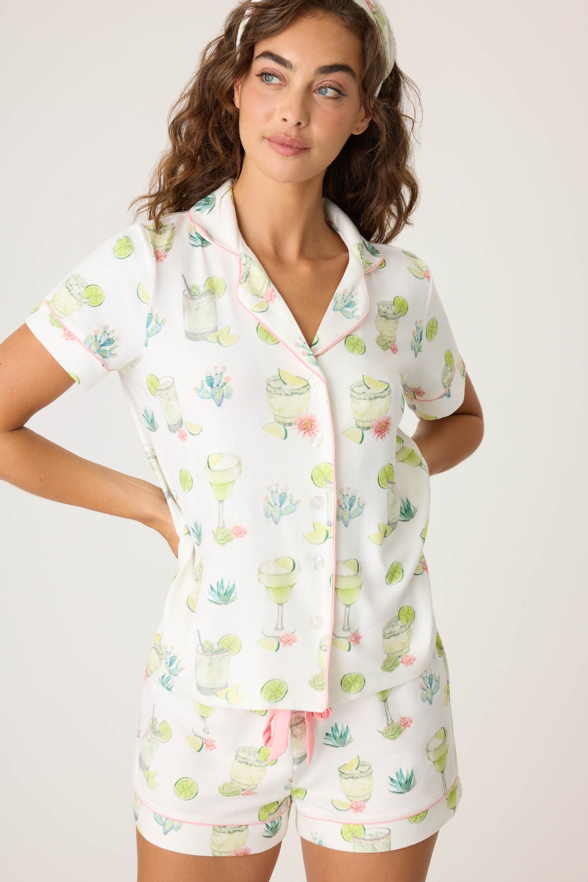 PJ Salvage Limes and Sunshine Short Set-XL only