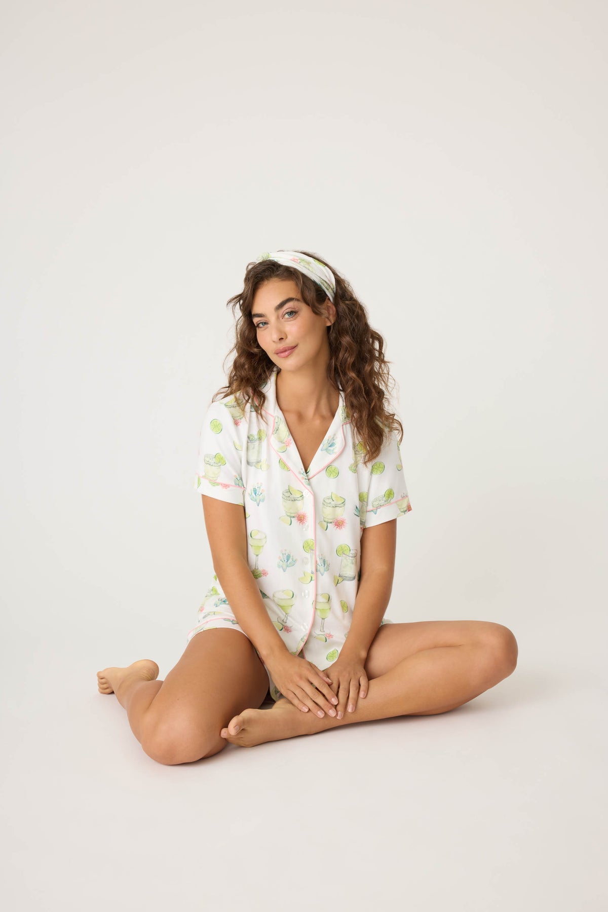 PJ Salvage Limes and Sunshine Short Set-XL only