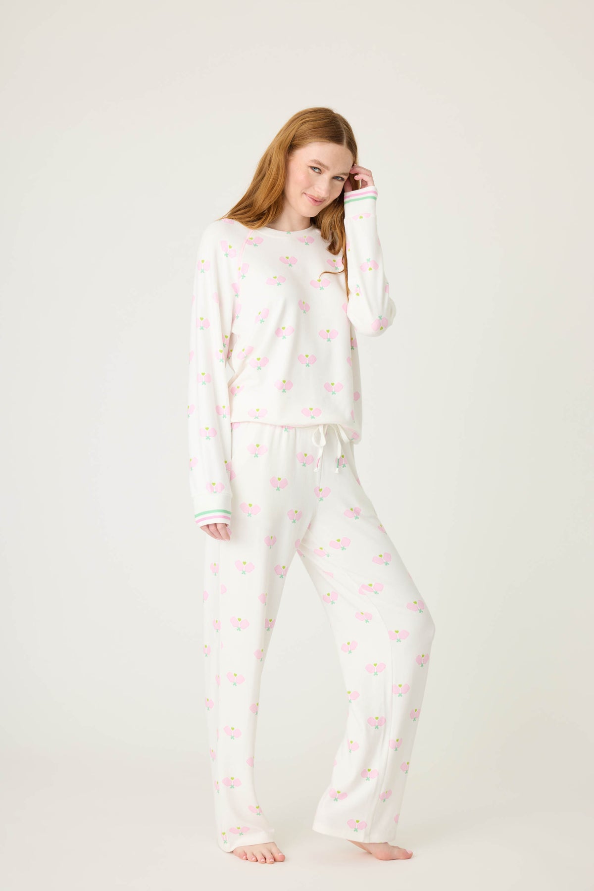 PJ Salvage Peachy Party Courtside PJ Set