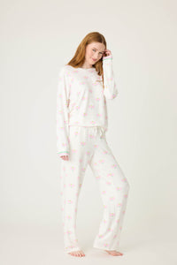 PJ Salvage Peachy Party Courtside PJ Set