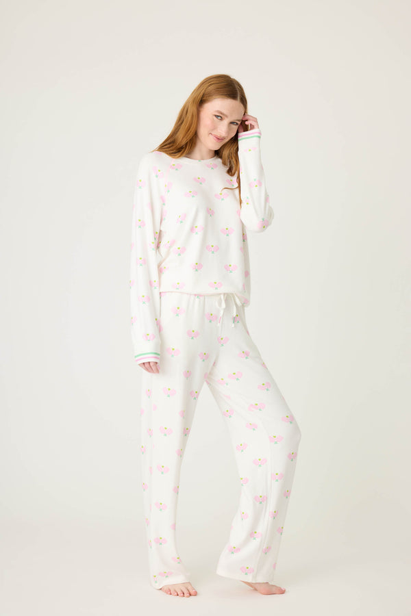 PJ Salvage Peachy Party Courtside PJ Set