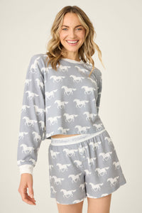 PJ Salvage Horse Boyfriend Boxer Set