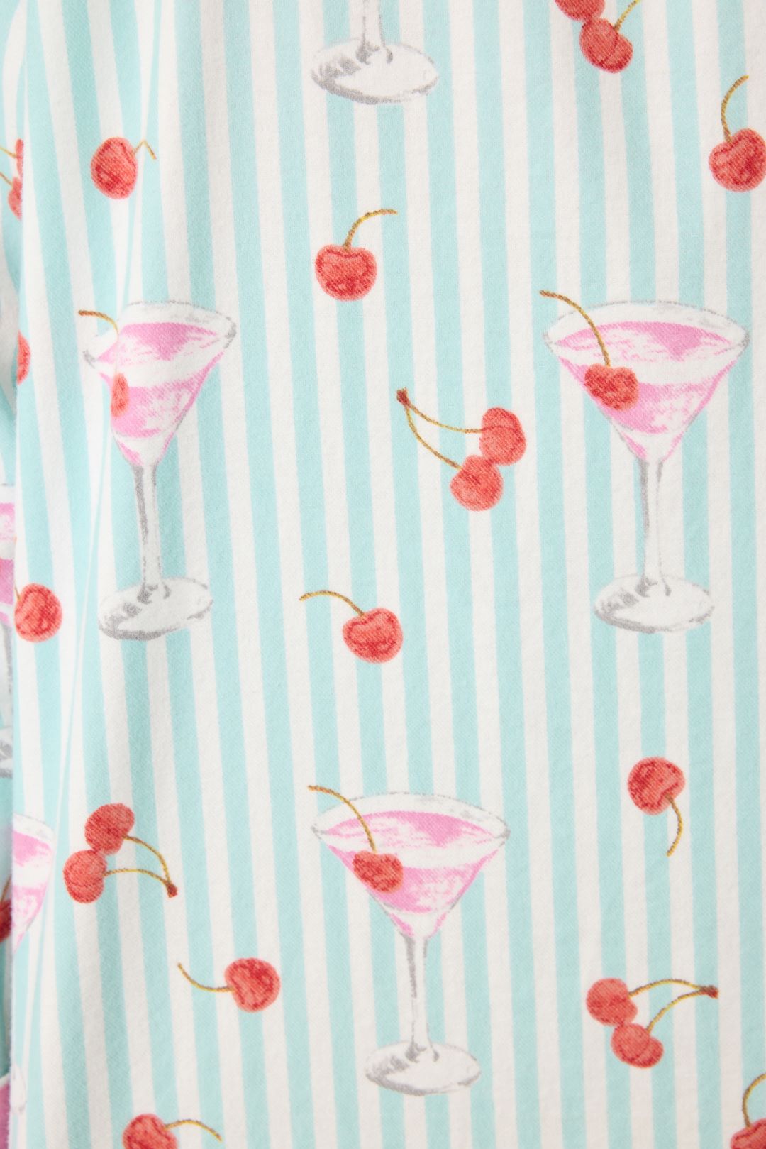 PJ Salvage Ma Cherie Cherry Flannel Nightshirt