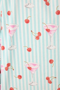 PJ Salvage Ma Cherie Cherry Flannel Nightshirt