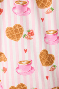 PJ Salvage Brunch Club Breakfast Flannel PJ