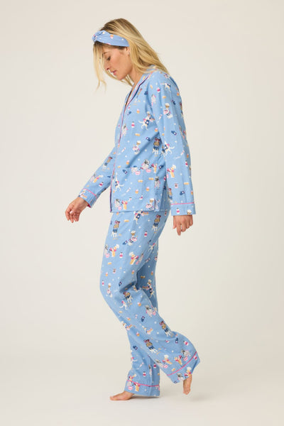 PJ Salvage Baked Woof Love Dog Flannel PJ