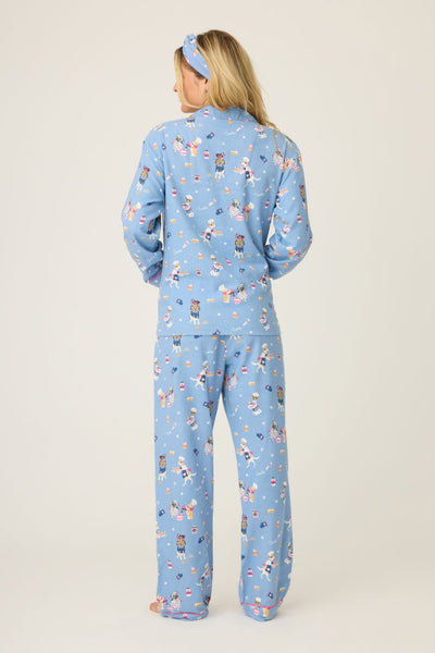 PJ Salvage Baked Woof Love Dog Flannel PJ