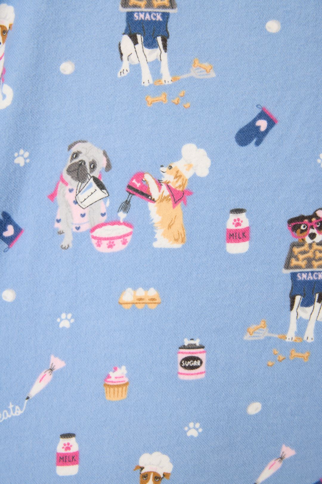 PJ Salvage Baked Woof Love Dog Flannel PJ