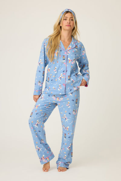 PJ Salvage Baked Woof Love Dog Flannel PJ