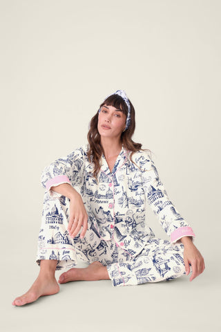 PJ Salvage Bon Voyage Flannel PJ