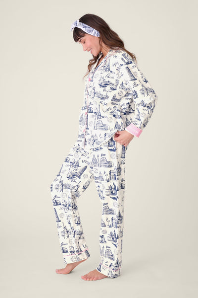 PJ Salvage Bon Voyage Flannel PJ