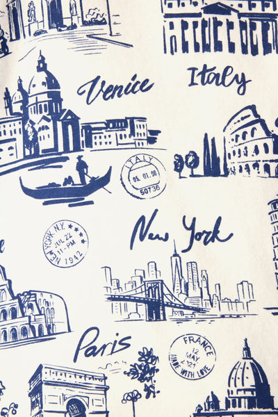 PJ Salvage Bon Voyage Flannel PJ