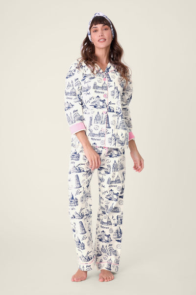 PJ Salvage Bon Voyage Flannel PJ