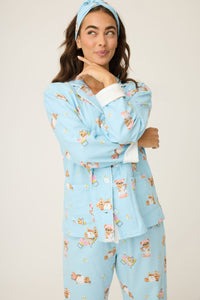 PJ Salvage Beary Cute Flannel PJ