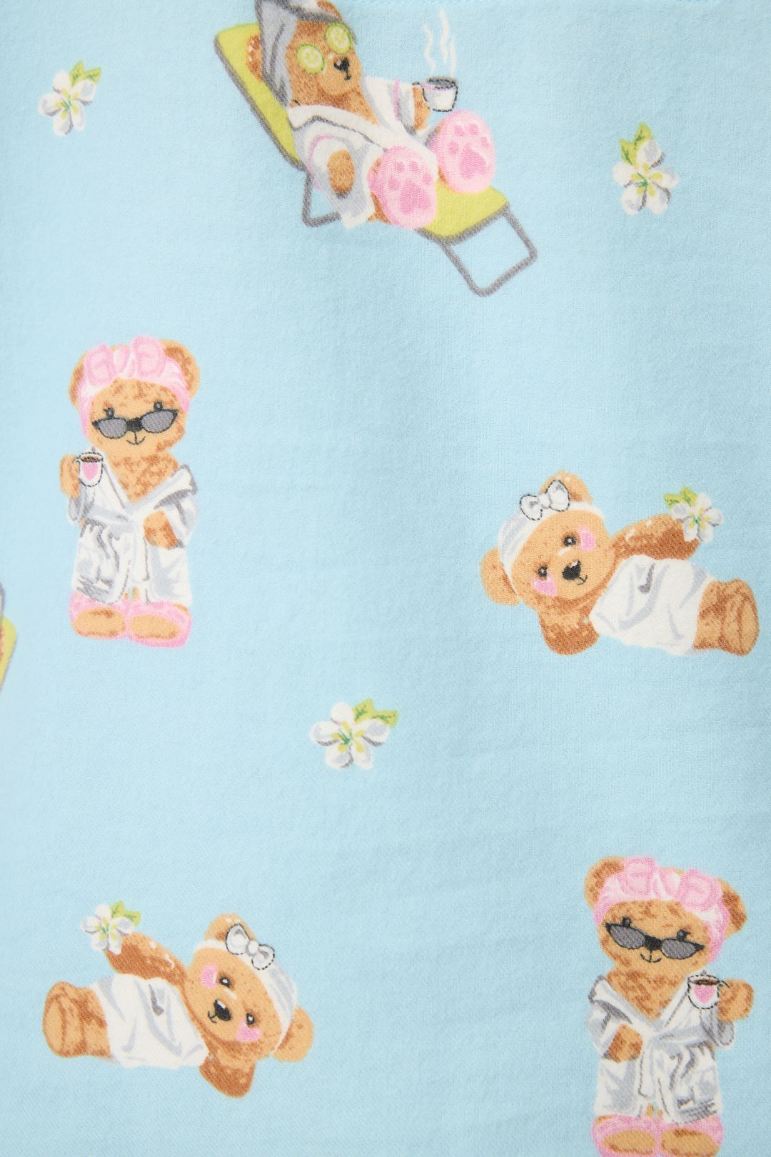 PJ Salvage Beary Cute Flannel PJ