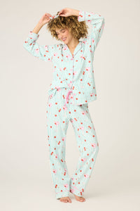 PJ Salvage Ma Cherie Cherry Flannel PJ