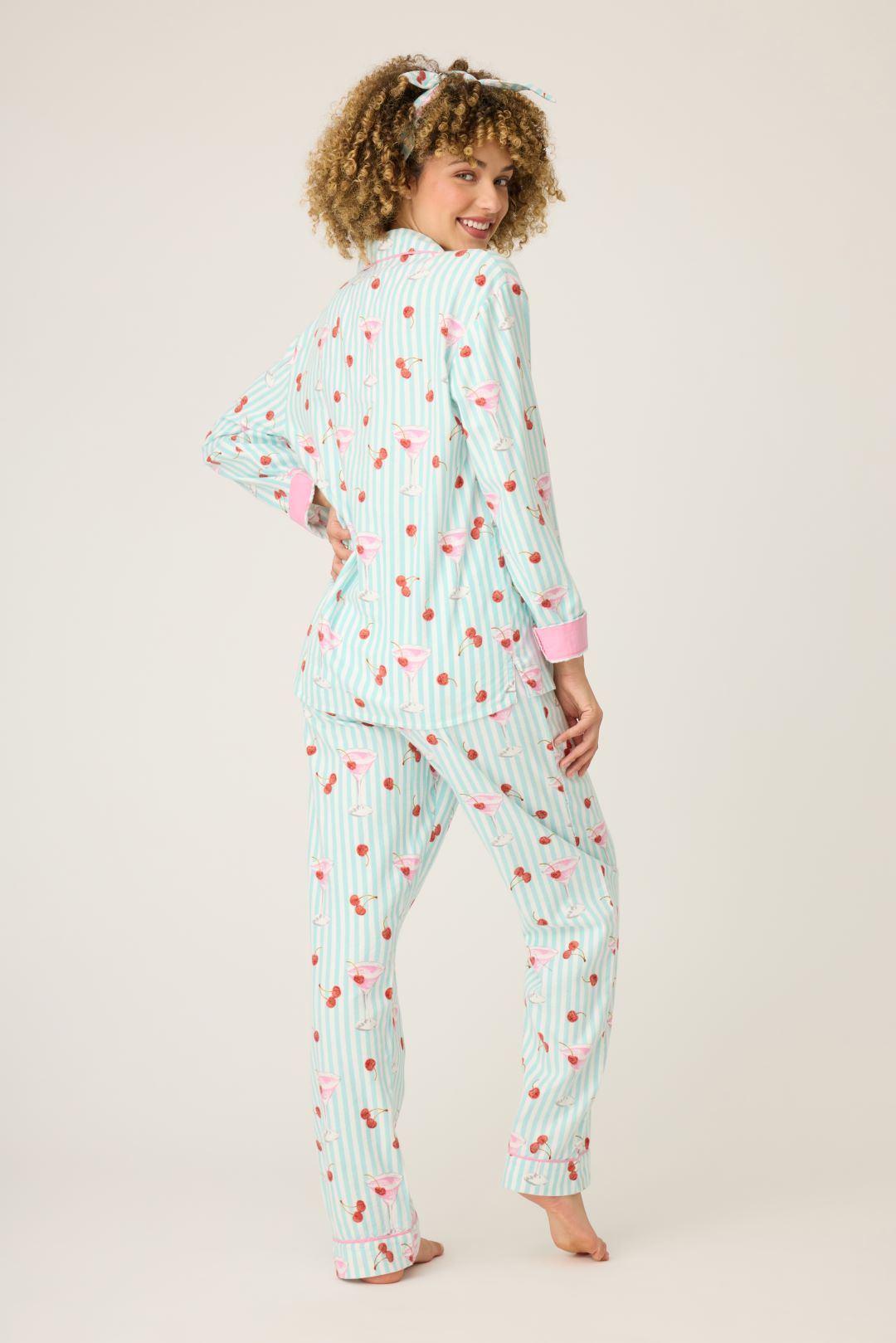 PJ Salvage Ma Cherie Cherry Flannel PJ