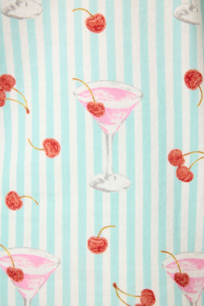 PJ Salvage Ma Cherie Cherry Flannel PJ