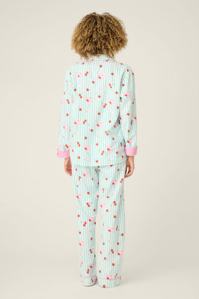PJ Salvage Ma Cherie Cherry Flannel PJ
