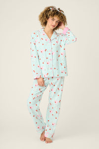 PJ Salvage Ma Cherie Cherry Flannel PJ