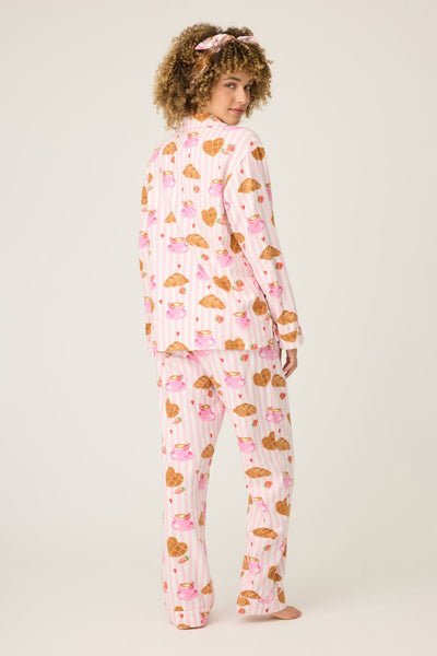 PJ Salvage Brunch Club Breakfast Flannel PJ
