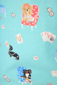 PJ Salvage Poker Dogs Flannel PJ