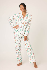 PJ Salvage Sleigh All Day Flannel PJ