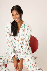 PJ Salvage Sleigh All Day Flannel PJ