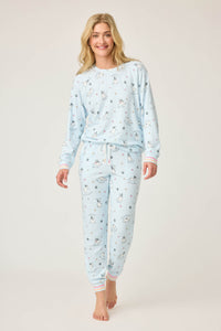 PJ Salvage Paws and Breathe PJ Set