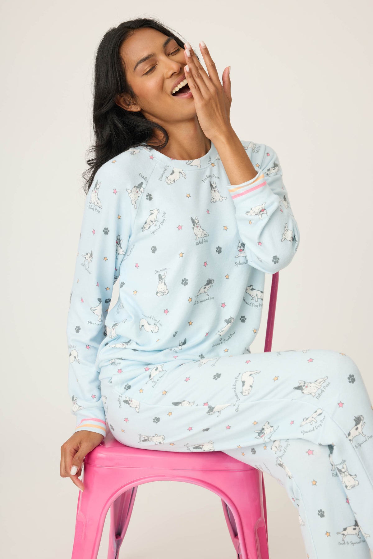 PJ Salvage Paws and Breathe PJ Set