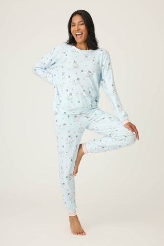 PJ Salvage Paws and Breathe PJ Set