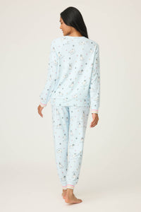 PJ Salvage Paws and Breathe PJ Set