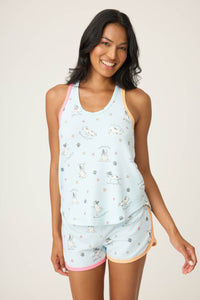 PJ Salvage Paws and Breathe Short Set